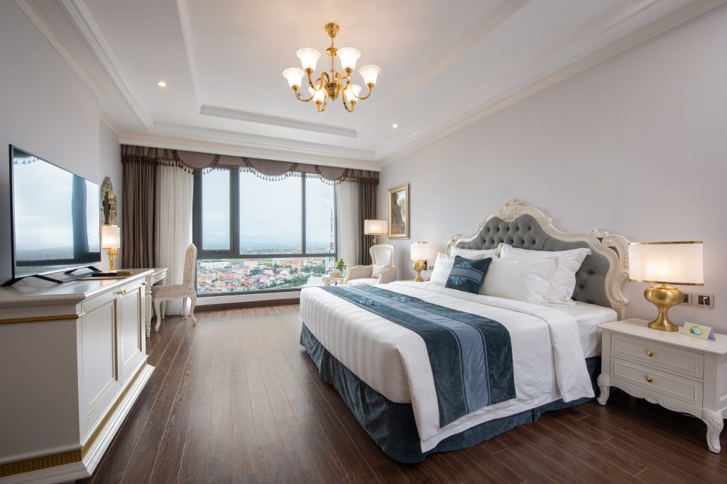 Phòng ngủ khách sạn Vinpeal Quảng Bình đẳng cấp 5 sao