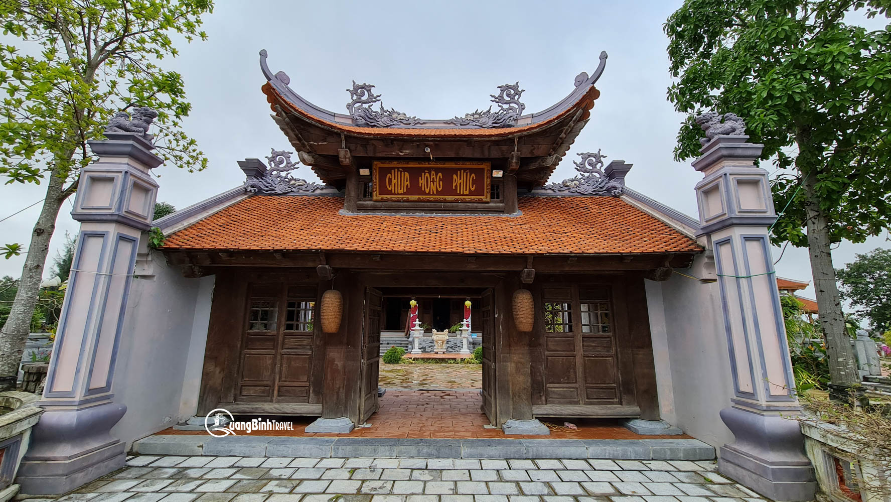 Chùa được phục dựng tại Quảng Bình