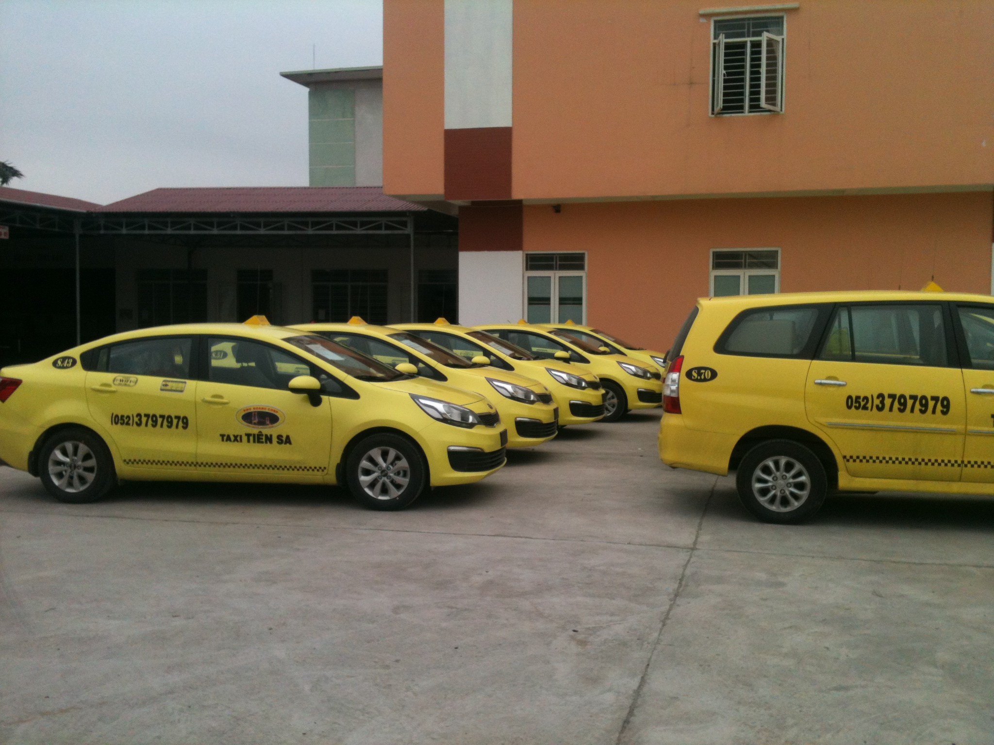 Taxi Tiên Sa ở Quảng Bình